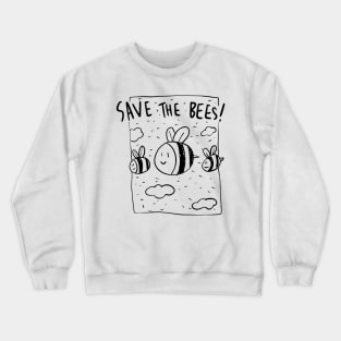 save the bees Crewneck Sweatshirt